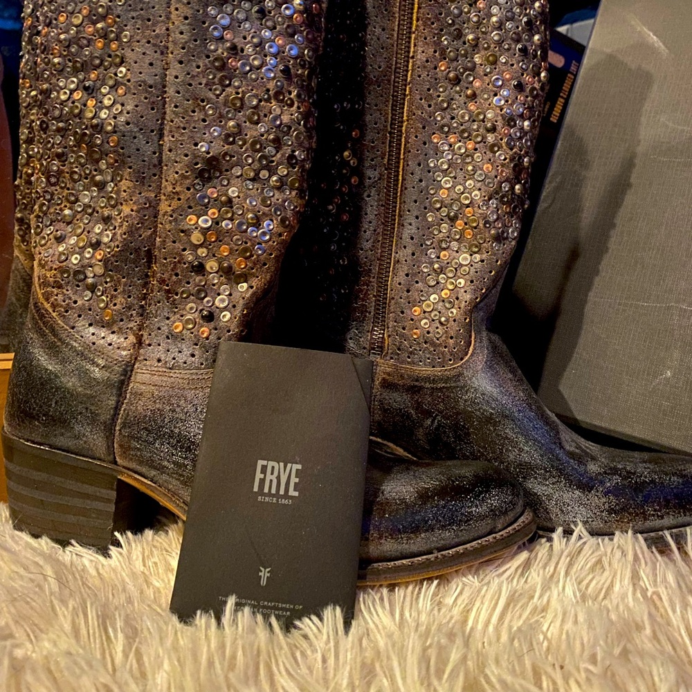 Women’s  Deborah studded tall western boots